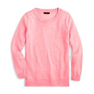J. Crew Tippi Heather Peony Lightweight Sweater